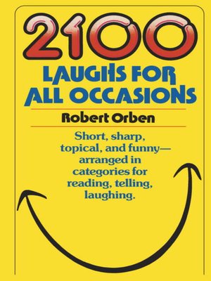 cover image of 2100 Laughs for All Occasions